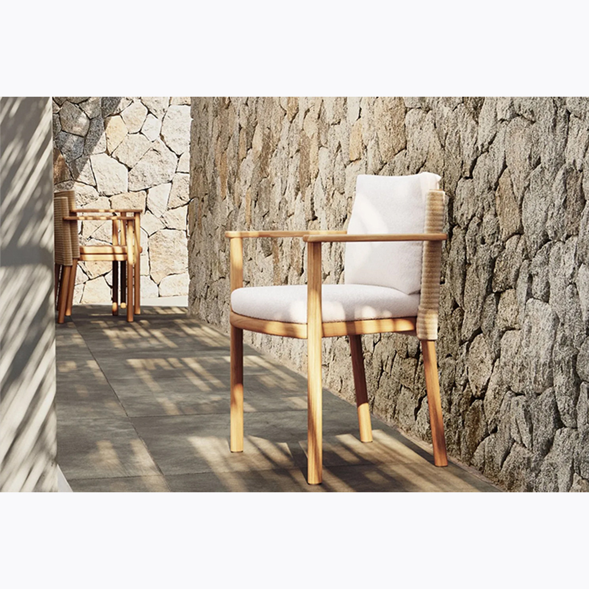 outdoor furniture set outdoor teak chairs rope teak wood chair