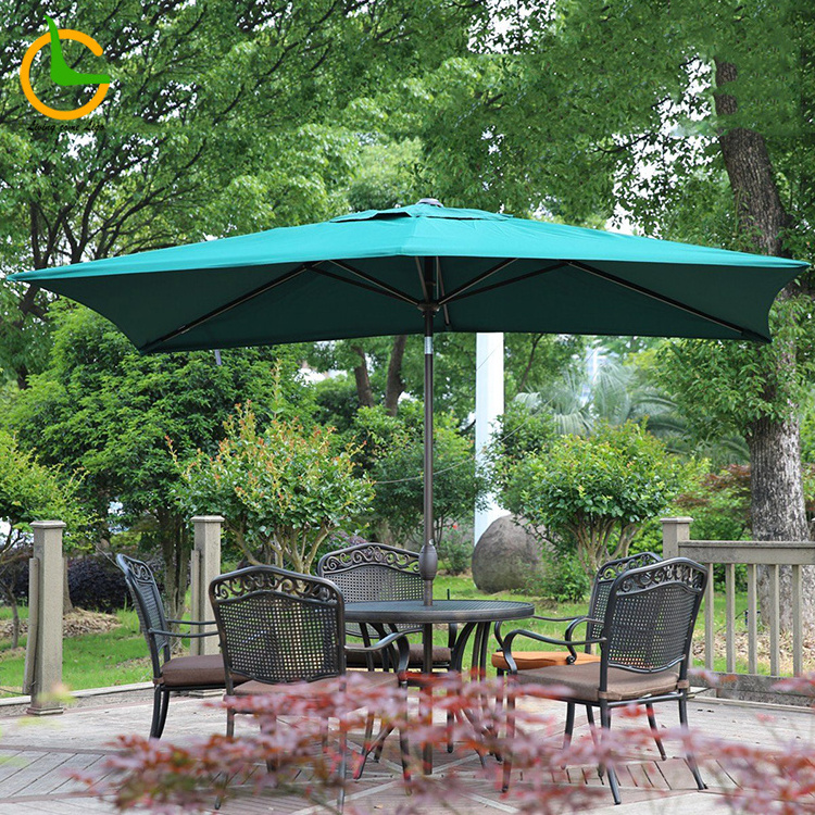 UV protection straight patio aluminum beach umbrella outdoor waterproof patio umbrella