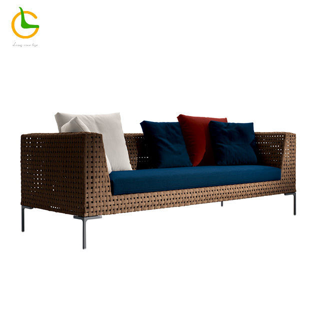 Modern rattan wicker sectional sofa  set for garden Outdoor Patio Furniture