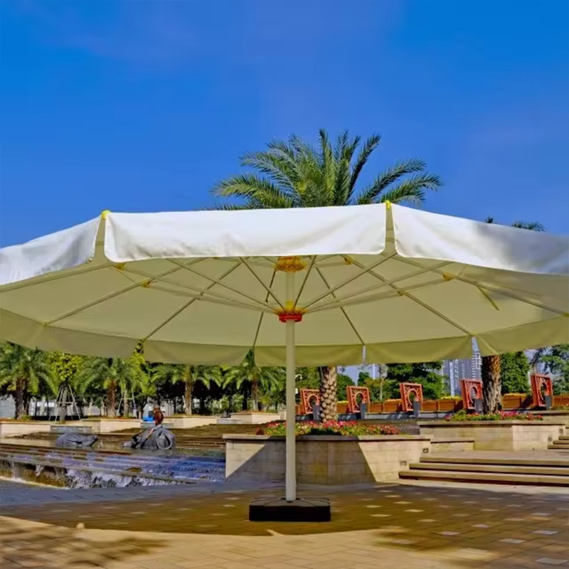 Heavy duty beach shade UVproof umbrella outdoor large beach umbrella for garden and villa