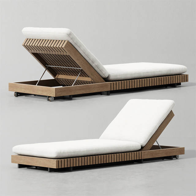 Outdoor furniture Chaise Lounge Chair sun loungers for swimming pool