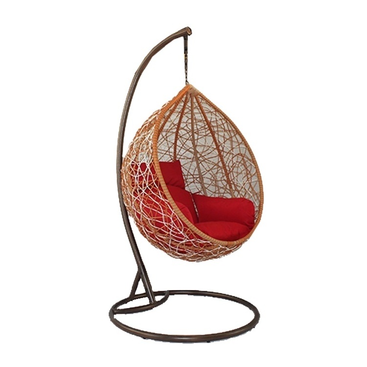 High Quality Modern garden furniture patio large swing chair cheap price rattan hanging egg chair