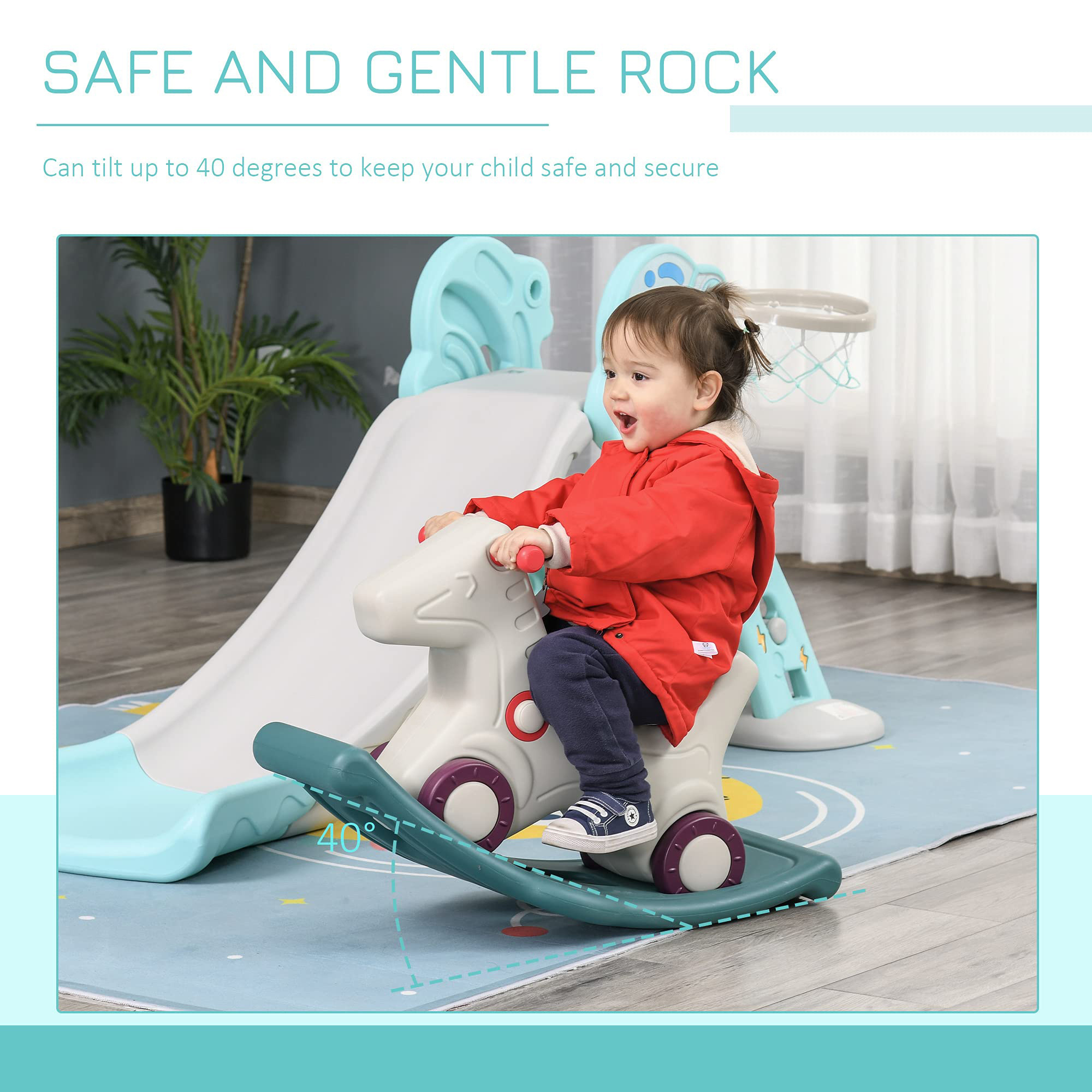 Kids Riding Horse Riding Toys Cheap Plastic Rocking Horse Children's Roller Coaster OEM/ODM Outdoor Rocking Horse Doll For Kids