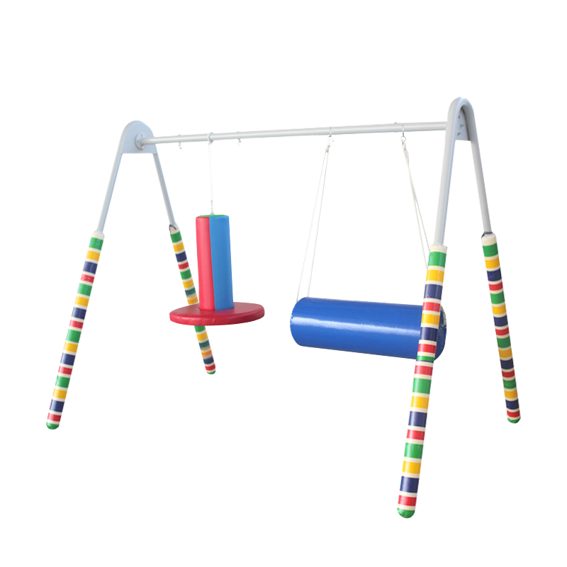 Sturdy Sensory Swing With Protective Foam Sensory Round Swing With Protection Foam Barrier Indoor Padded Swing Stand Soft Play