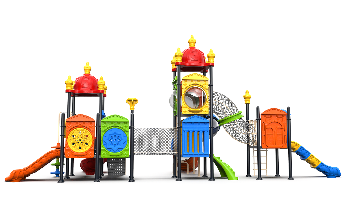 New Hot Outdoor Playground Equipment for Kindergarten Kids Plastic Stair Slide for Garden Educational Occasions Amusement Park