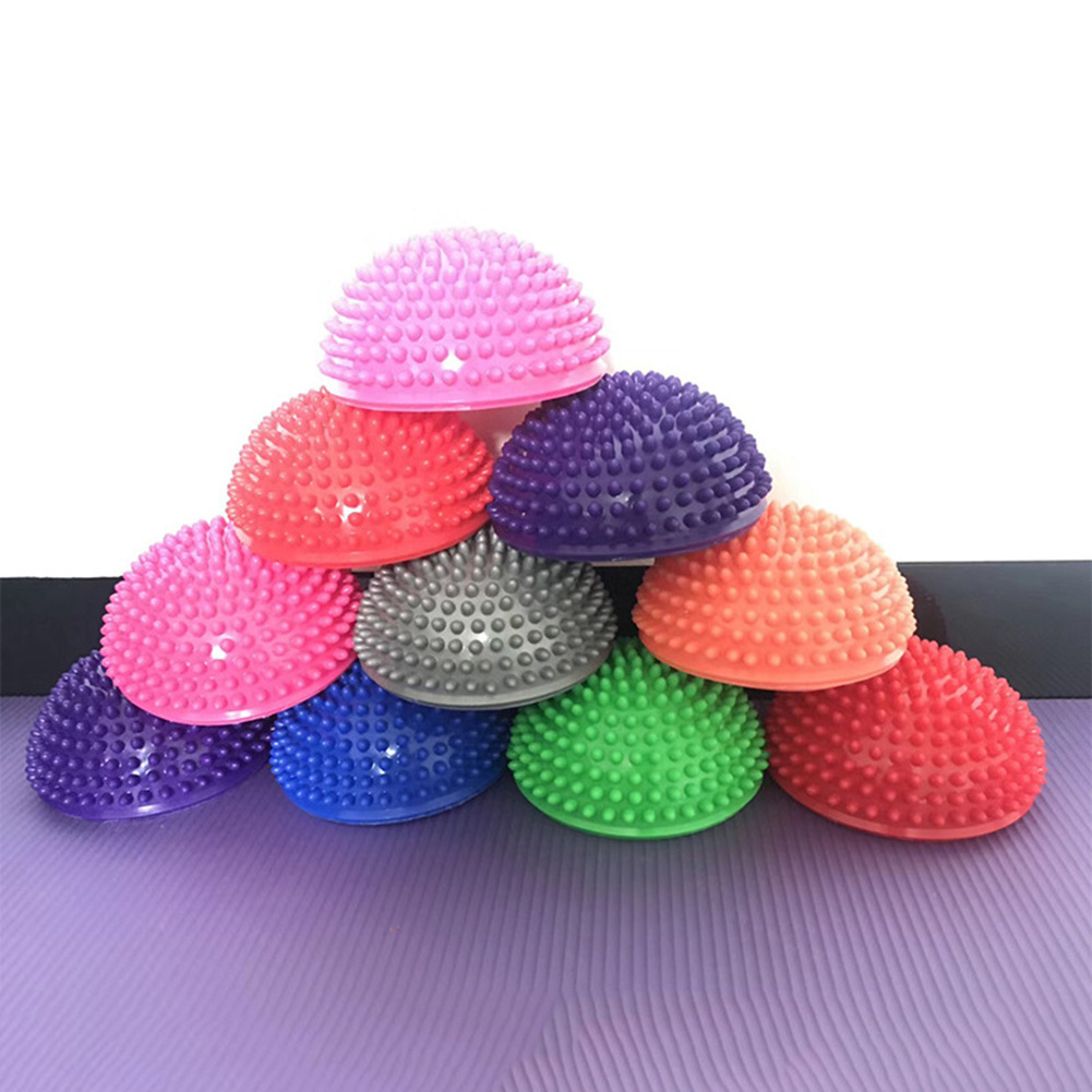 Hedgehog Balance Pods for Kids Toddler Montessori Toy Sensory Training Toys Half-round Yoga Balance Massage Ball Stepping Stone