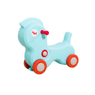 custom kindergarten modern toddler wholesale large baby pink plastic car kids toy rocking horse ride on animal toy for children