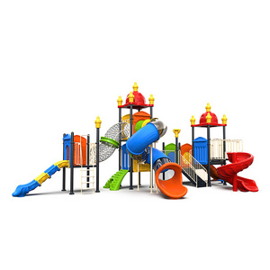 New Hot Outdoor Playground Equipment for Kindergarten Kids Plastic Stair Slide for Garden Educational Occasions Amusement Park