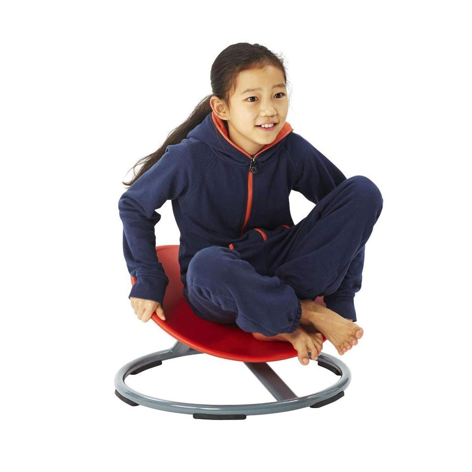 Autism Kids Swivel Chair Carousel Spin Sensory Chair Training Body Coordination Sensory Rotating Disc Wobble Chair for Kids