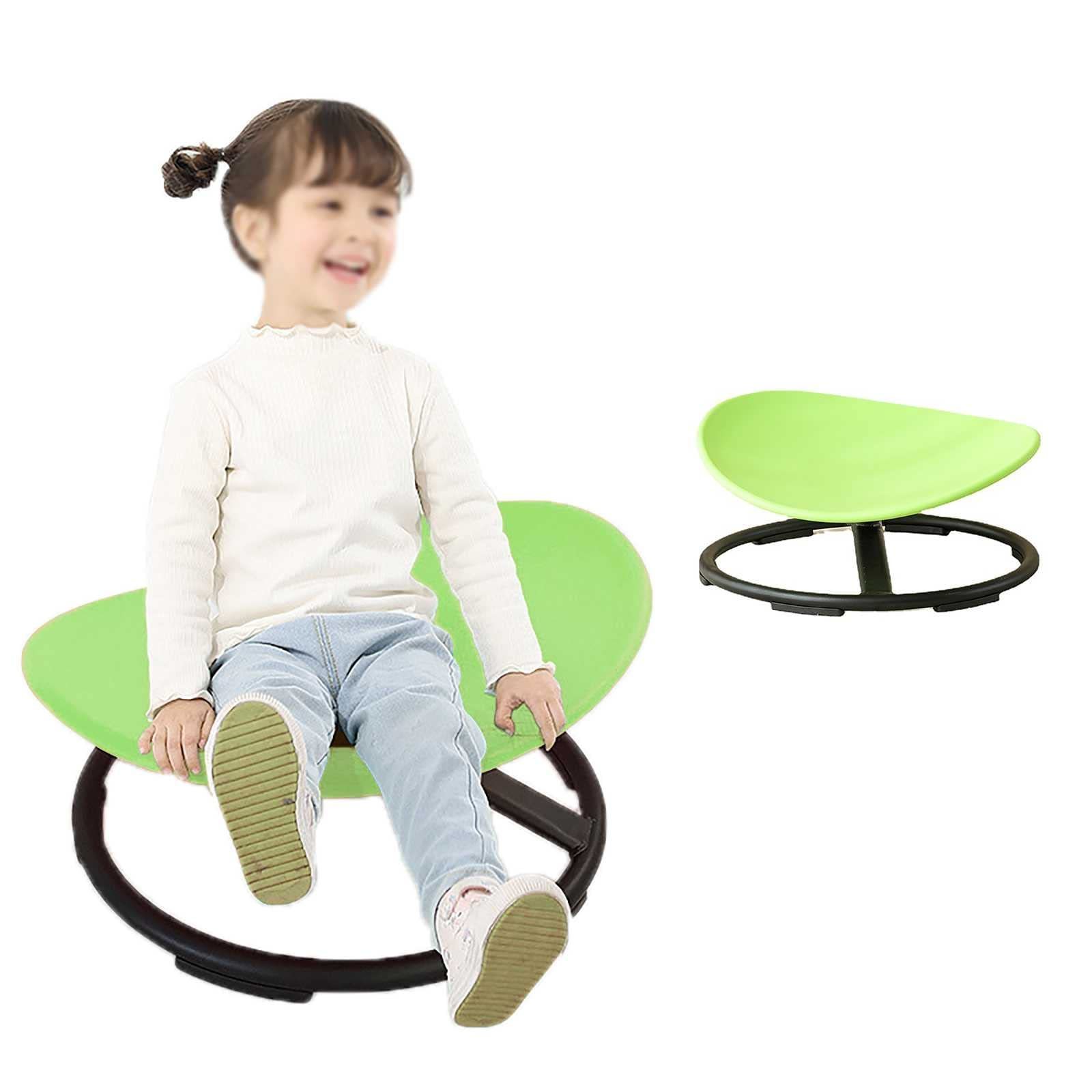 Kids Swivel Chair Sensory Rotating Disc for Kids Spinning Chair Wobble Chair Kids Balance Toys Games Sensory Training Equipments