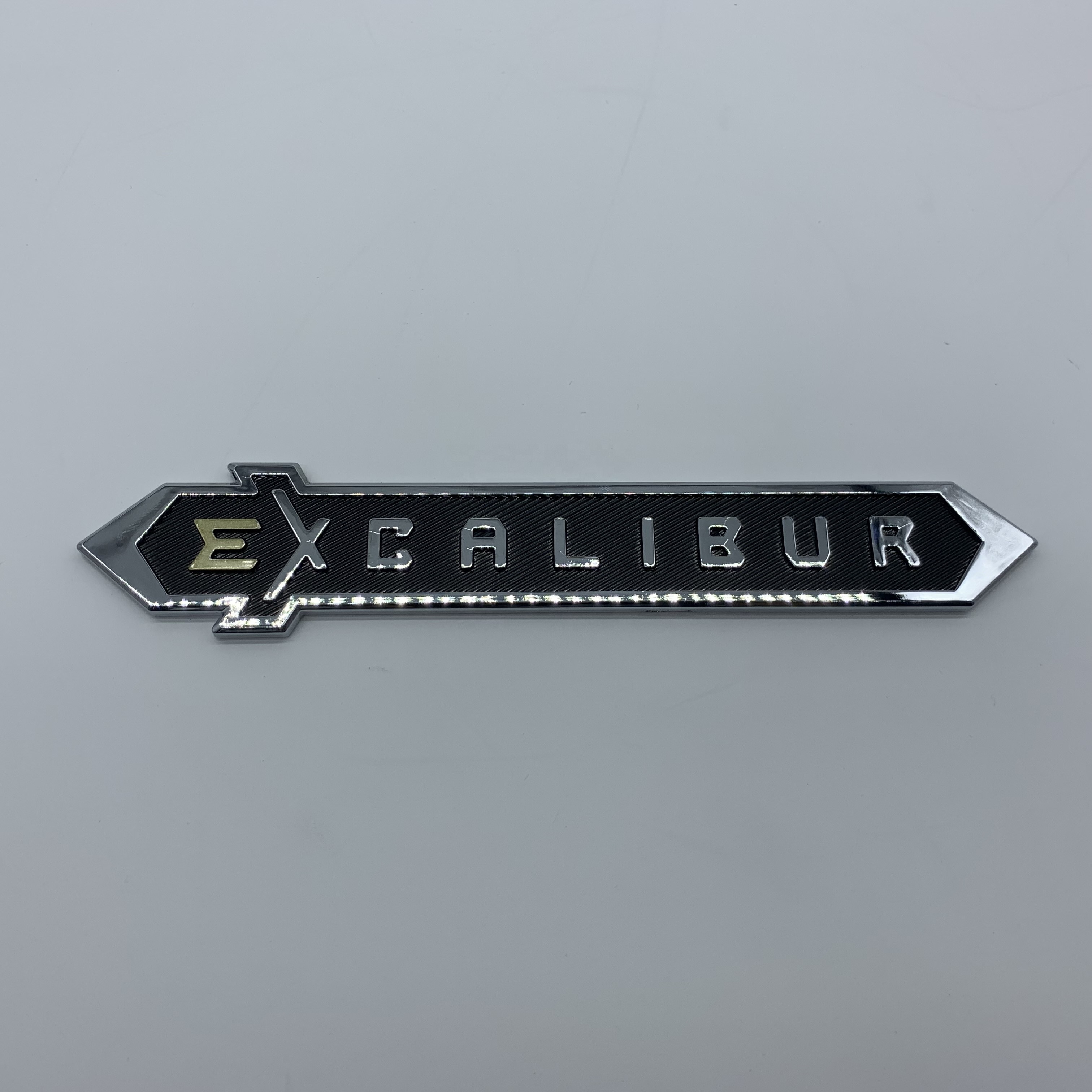 EXCALIBUR Chrome 3D Car Logo Sticker Badge Emblem for Toyota Land Cruiser FJ200 Exterior Accessory