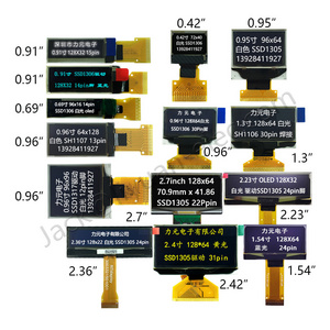 0.42" 0.49" 1.3" 1.54" 2.23" 2.42" 2.7" Small Micro OLED Screen SSD1306 128x64 LCD Display I2C 0.96 inch Oled Display Module