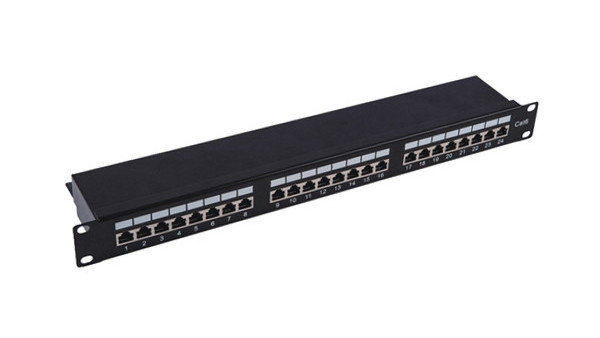 48port Wall Mounted STP Cat5e Cat6 Cat6a toolless Patch Panel 19