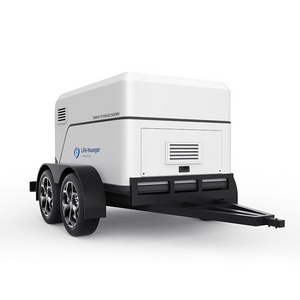 Fast Dc 400KWH 200KW Solar Portable EV Charging Emergency Road Rescue Mobile Trailer Power Charger