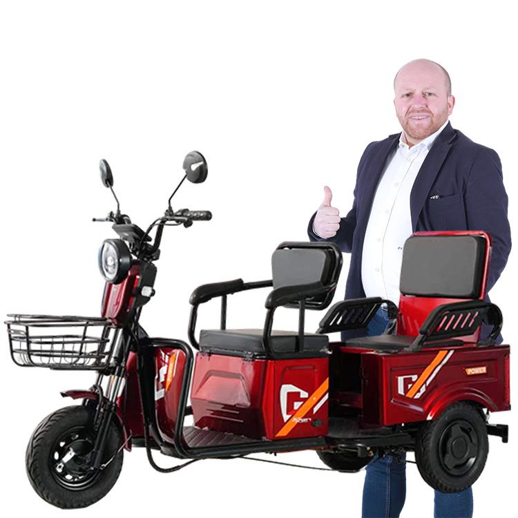 Y3-ZD 500W/600W/800W/1000W hot sale electric 3 wheel bike taxi for sale/electric cargo motorcycle tricycle