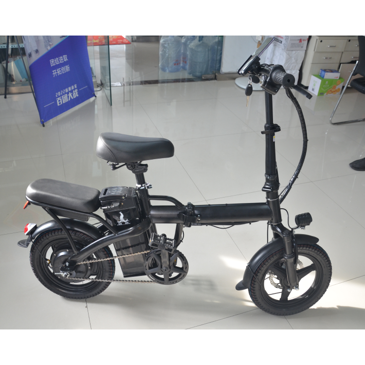 Wholesale Foldable Removable battery E bike for Fashion Popular Design 2 seat Electric Bikes Folding Adult Electric City Bicycle