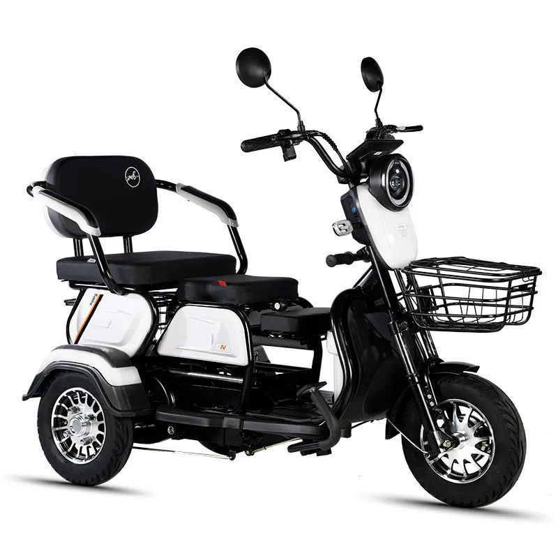 Use Tricycles Electric Tricycle with Roof T3-XK Hot Selling Easy to Ride Adult 3 Wheel Electric Motorcycle 48V Eec Open 30-50km