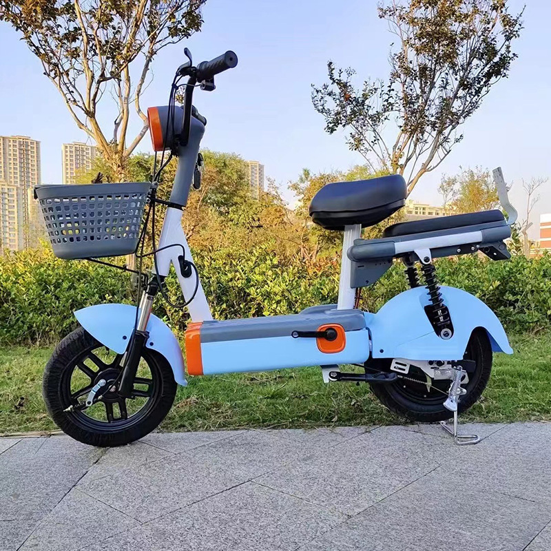 YOUYUAN China New Type Popular Design Ebike Scooter 2 seater Y2-BE 48V 350W Electric City Bicycle E bike for Adult