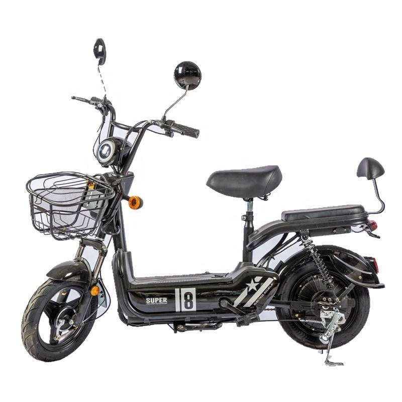 CKD 350w 2 wheel electric bike scooter/electric moped with pedals motorcycle electric scooter