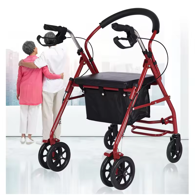 Folding Aluminum Walking Assist Device Machine For Disabled Elderly People Patient Upright Walker Rehabilitation Equipment