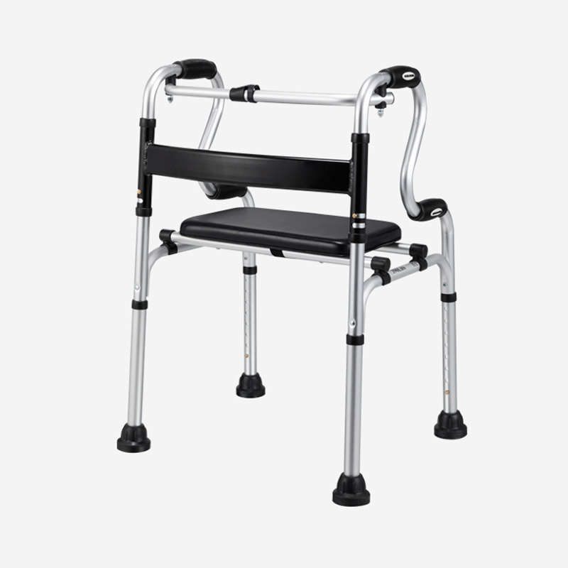 multifunction commode shower walker chair upright walker with seat and wheels walking aid assist elderly foldable walking chair