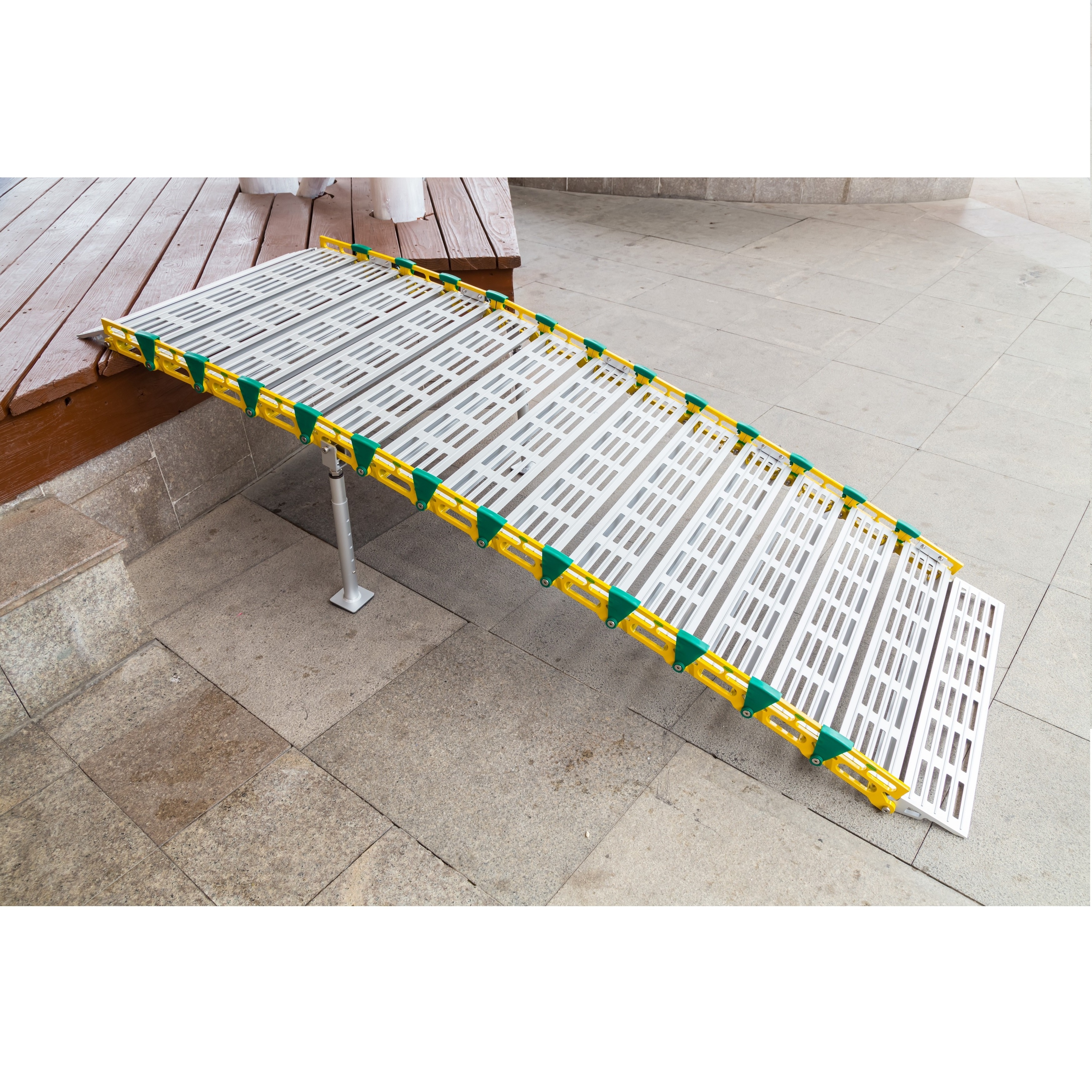 High Quality 7ft 500KG Capacity Customization Lightweight Foldable Wheelchair Ramp for Stairs Roll Aluminum Ramp for Car