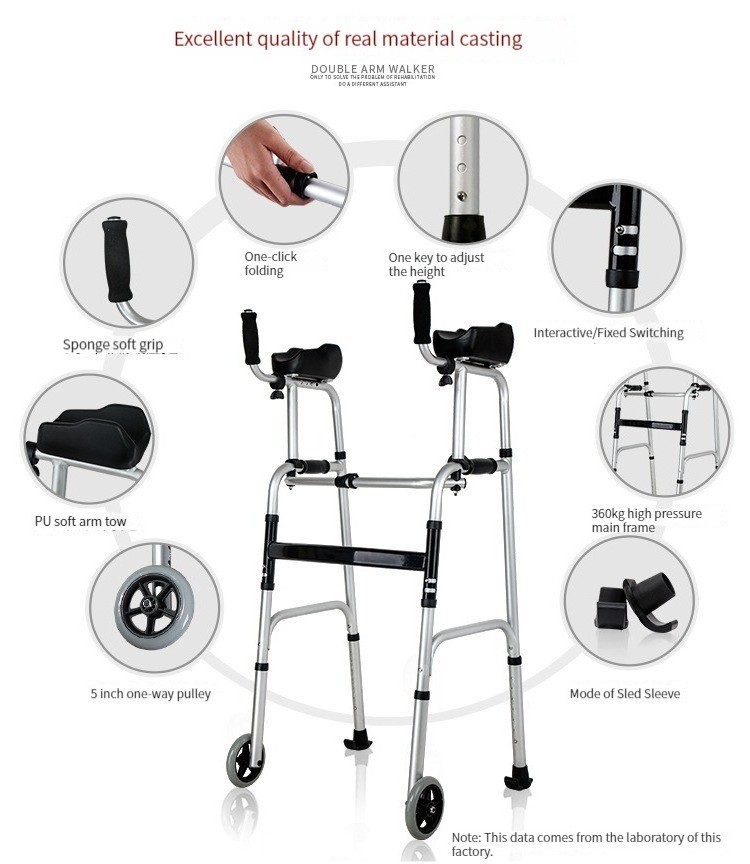 health care supplies arm support walker Upright Frame walker walking aid rollator