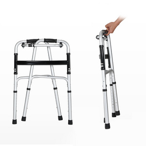 aluminium elderly  assist walking disabled walker & rolla tor foldable walking chair lightweight walker with shower seat