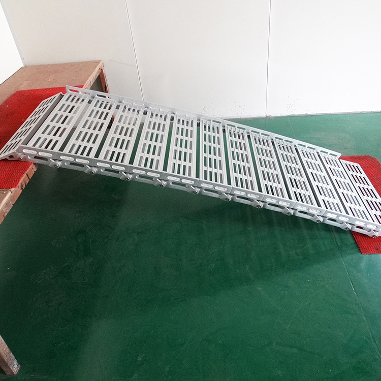 High quality aluminum four wheeler roll a ramp for sidewalk