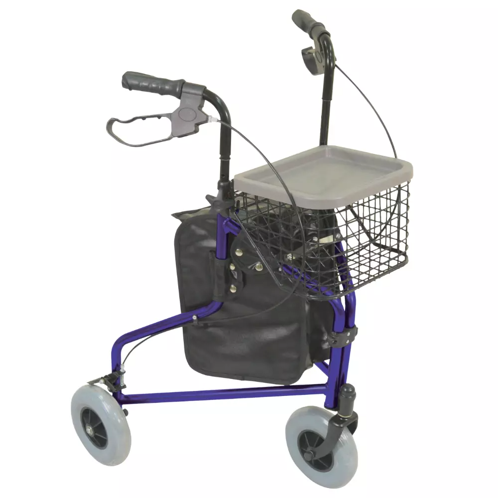 Comfortable Lightweight Folding Disabled Equipment Walker & Rollator Rehabilitation Training Equipment Walking Aid Elde Walker