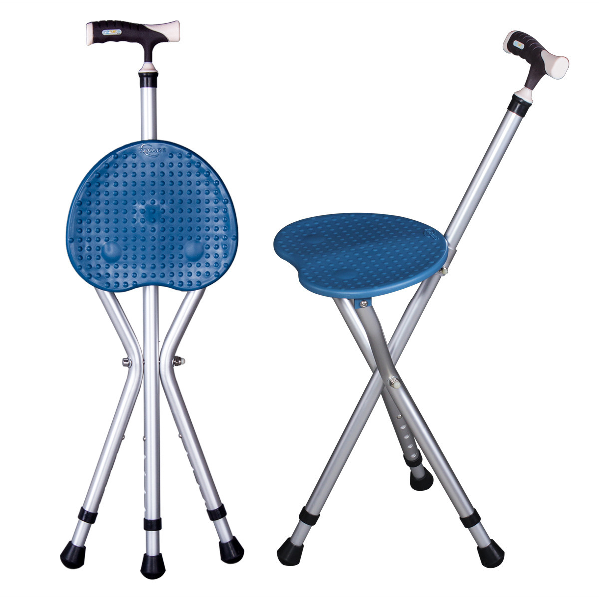 Hot Sale Handy Stick Chairs Crutch Folding Cane Seat Stool And Trekking Poles Walking Sticks With Chair