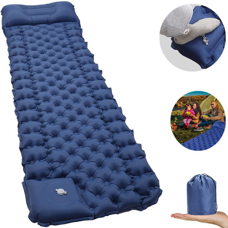 Hiking Travel Inflatable Hammock Tpu Insulated Folding Sleeping Bag Foldable Ultra Light Soft Camping Mat Mattress