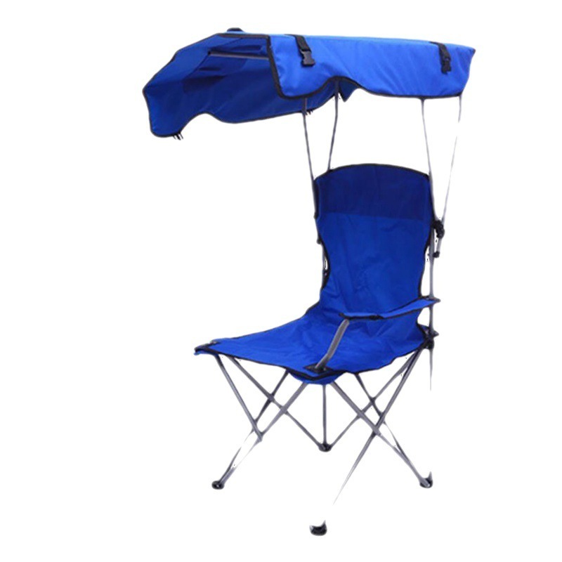 Folding Oxford Camping Umbrella Outdoor Foldable Portable Canopy Chairs Beach Chair With Sunshade