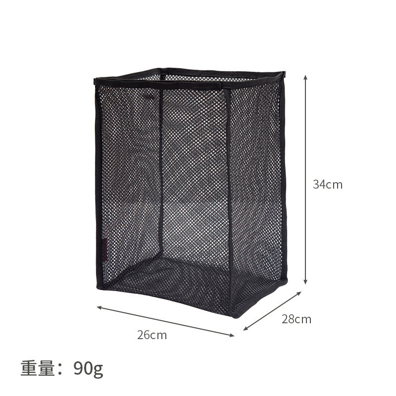 Outdoor storage net basket Multi-functional storage bucket Dirty clothes basket Storage bag Camping garbage rack