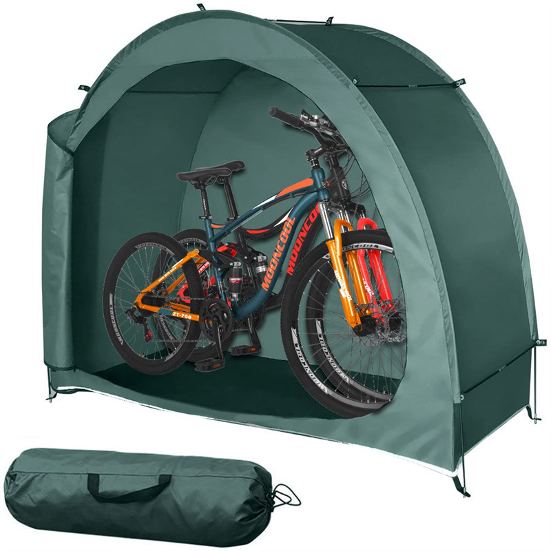 Outdoor Bike Covers Storage Shed Tent,210D Oxford Thick Waterproof Fabric,outdoor aluminum alloy bracket bicycle storage shed