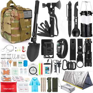 Wholesale Profession SOS Tactical Aid Outdoor Emergency Survival Kit Gear Equipment for Traveling Camping Hunting