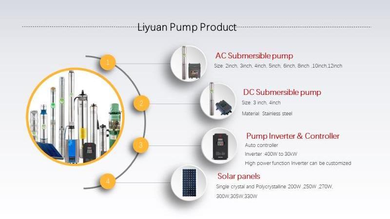 Pompe A Eau Solaire Solar Water Pump For Agriculture 4 Inch Solar Submersible Pumps