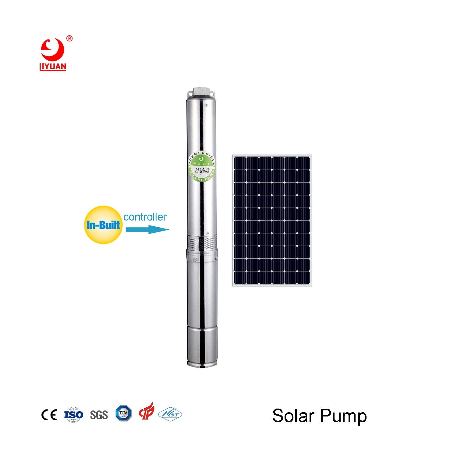 1.5Hp Submersible Solar booster Pressure Water Pumps System For Agriculture