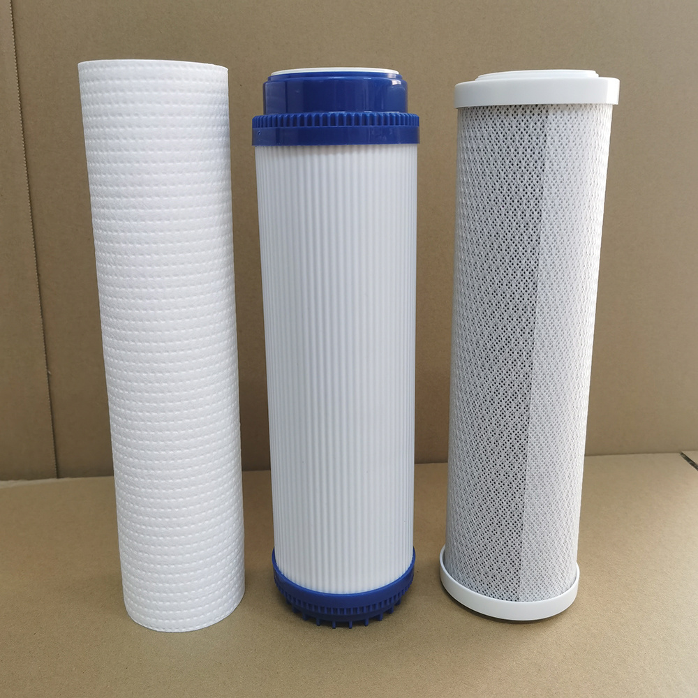 CTO activated carbon cartridge filter 5 10 20 inch Water Filter cartridge for  under sink RO Water filter system.