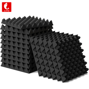 Wave shape soundproof Fire blocking retardant sound absorbing soundproof acoustic egg crate foam