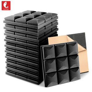 High Density Wedge Sound Proofing Acoustic Wall Panels Noise Cancelling Foam for music studio