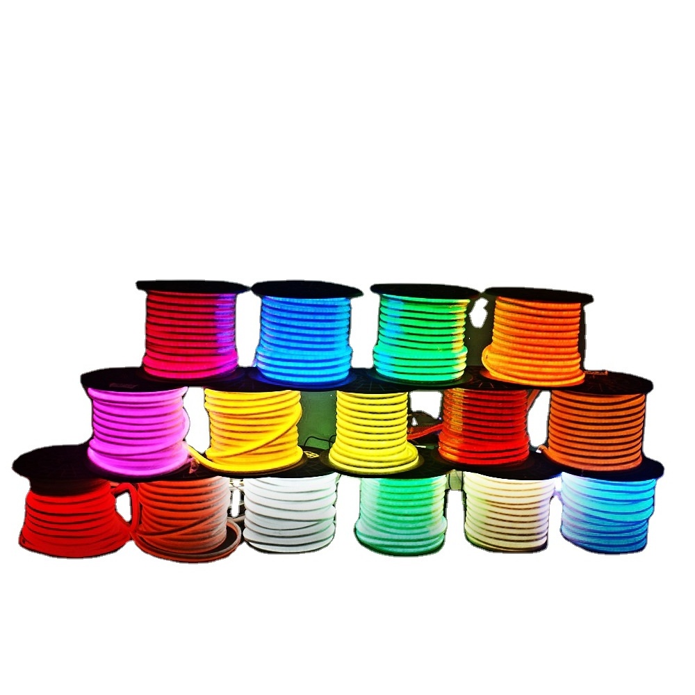 10*22mm Super Bright Wholesale PixelDecoration Waterproof Neon Flex Led Rope Light Lights Tube Roll Strip Bar Letters Lamps Belt