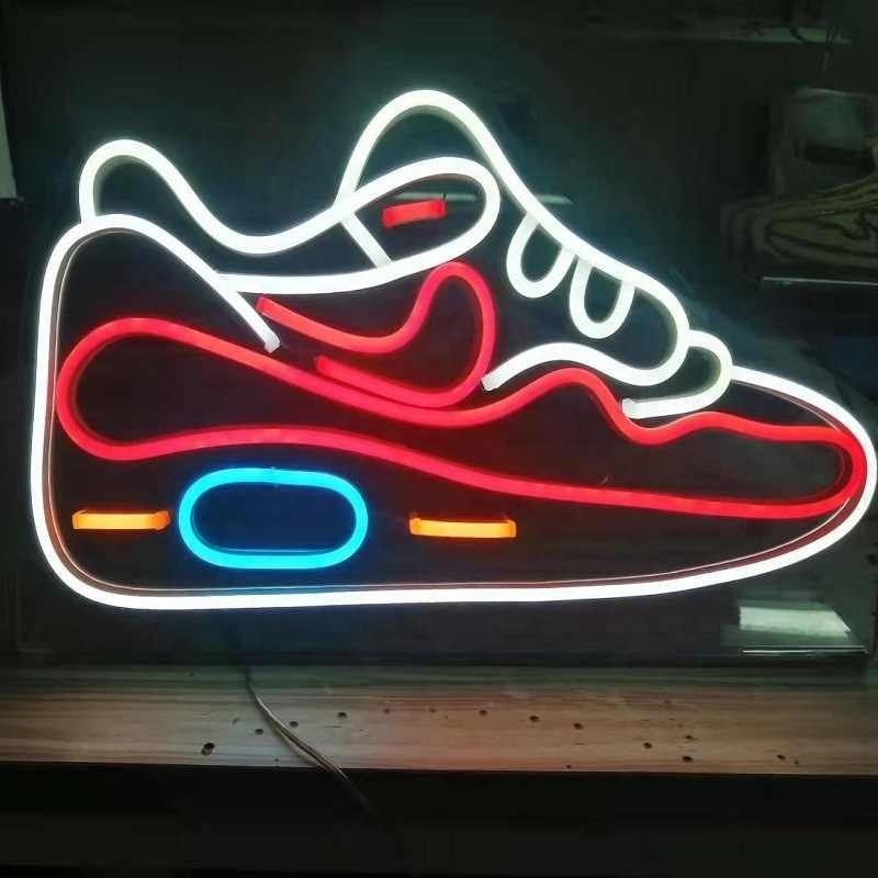 Shoe Shop Athletic Logo LED Neon Lights Customized