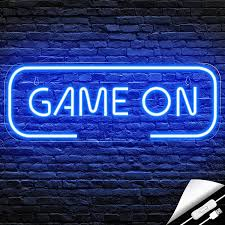 Adjustable lighting Led Neon Light Game gifts Game Room Neon Signs for Game Wall Decor Gaming Room Decor