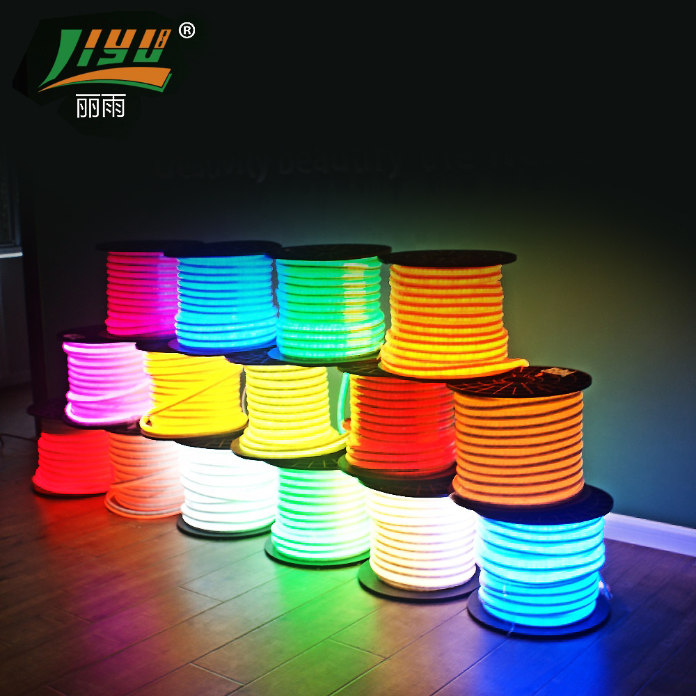 10*22mm Super Bright Wholesale PixelDecoration Waterproof Neon Flex Led Rope Light Lights Tube Roll Strip Bar Letters Lamps Belt