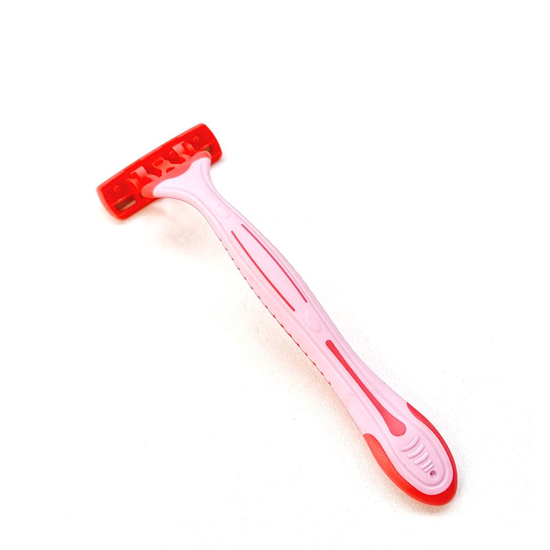 Triple Blade Vietnam Packaging Replacement Red Blade Razor of Stainless Steel