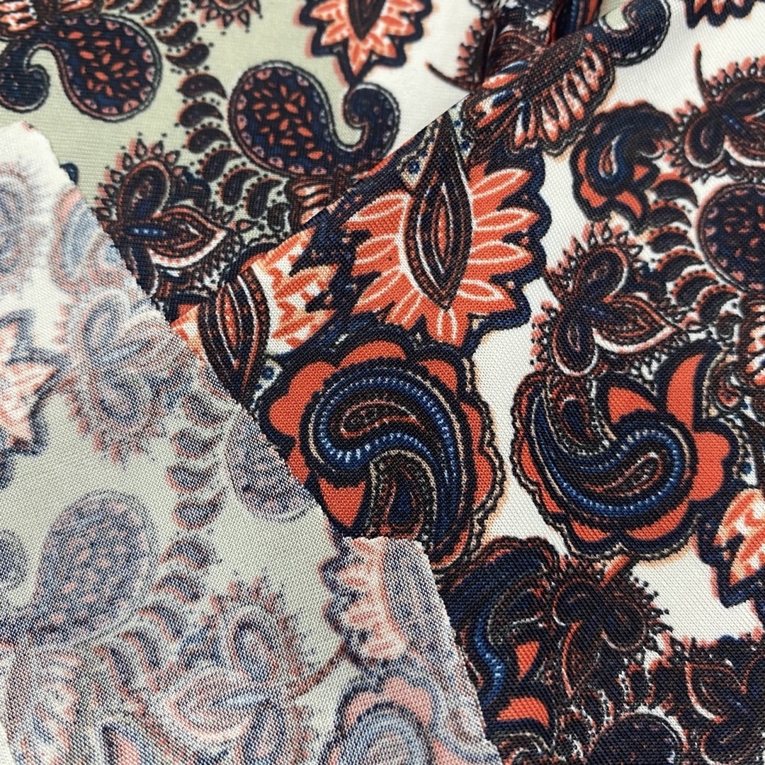 Jersey Dress Printed Fabric 100% Polyester Fabric Customized Colors 95%polyester 5%spandex Knitted Lightweight Thai Silk Printed