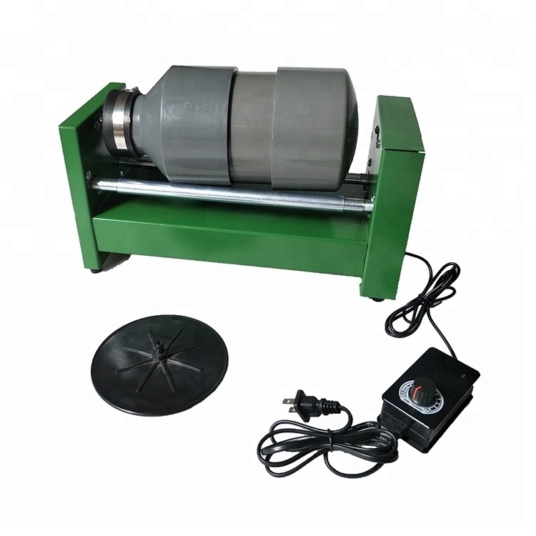 15 LB Jewelry and Glass PVC Drum Rotary Rock Tumbler and Polisher Kit,Rock Tumbler Polishing Machine