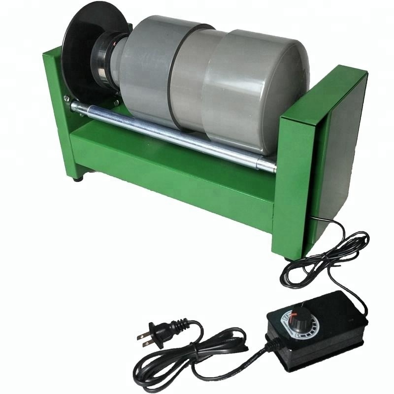 15 LB Jewelry and Glass PVC Drum Rotary Rock Tumbler and Polisher Kit,Rock Tumbler Polishing Machine