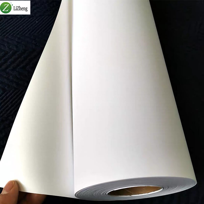 Lizheng PP Paper Flim Roll tear resistance Digital Printable Waterproof Inkjet Coated Glossy PP Synthetic Paper for Printing